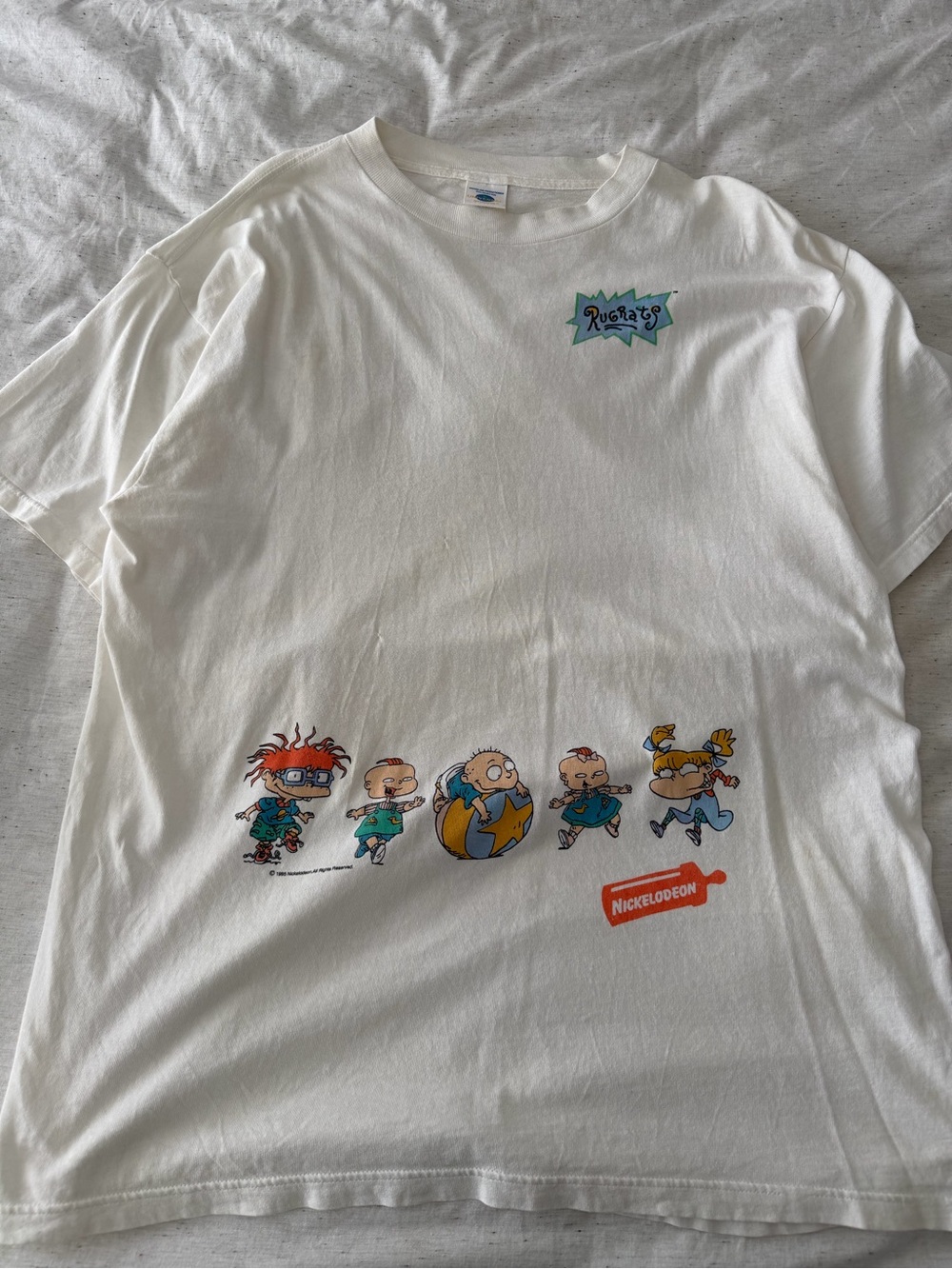Vintage 90s Nickelodeon Rugrats Cartoon Promo Tee